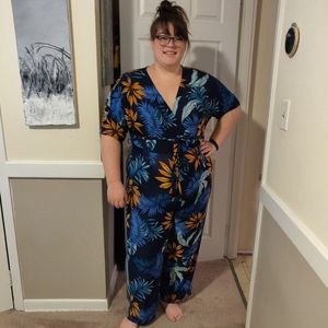 NWOT MLLE GABRIELLE Belted Jumpsuit